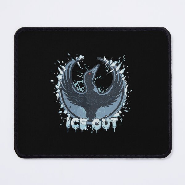 Item preview, ICE OUT" Shattered Corvid Crest Illustration designed and sold by Evaevonechi.