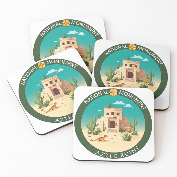 Item preview, Aztec Ruins National Monument badge designed and sold by Art-Horizon.