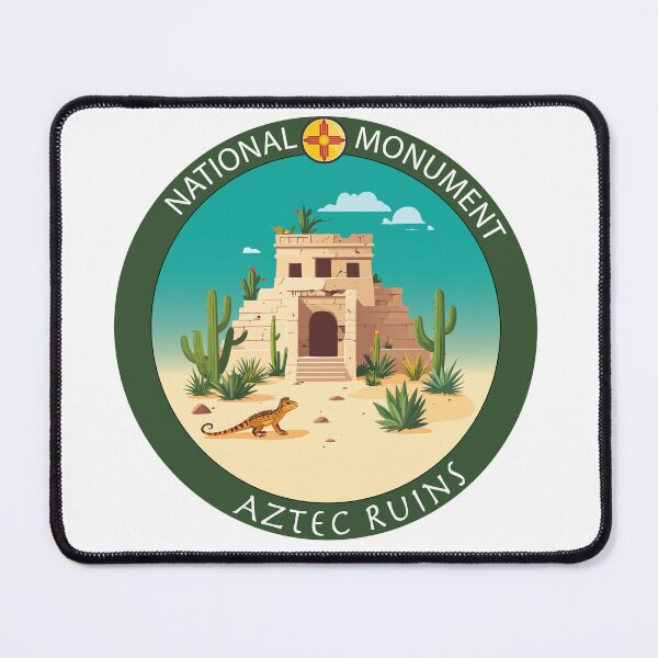 Item preview, Aztec Ruins National Monument badge designed and sold by Art-Horizon.