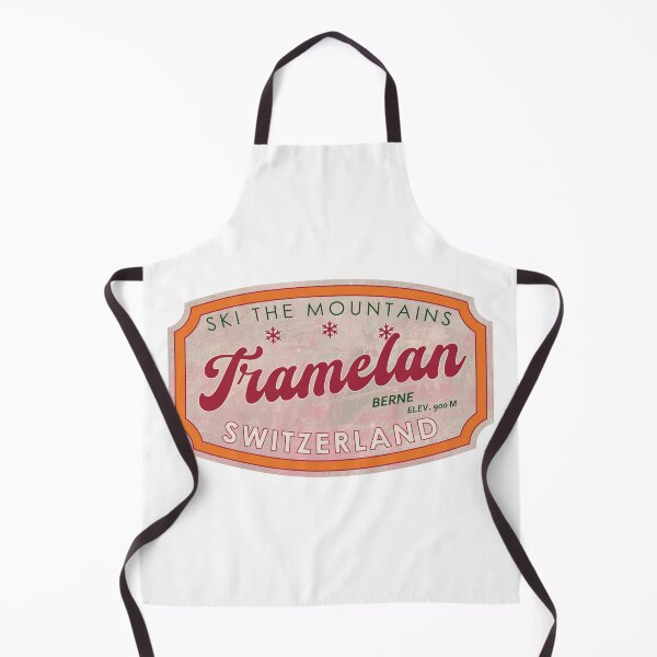 Item preview, Tramelan, Switzerland, Berne, Ski, textured skiing badge designed and sold by Wanderful-roads.