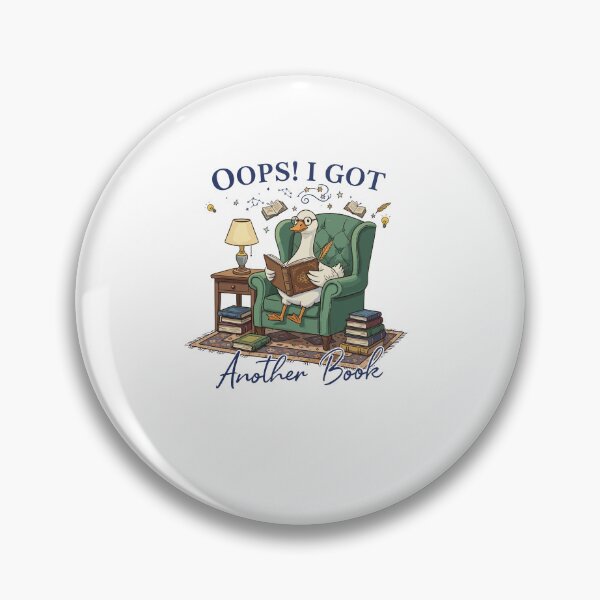 Item preview, Cozy Library "Oops! I Got Another Book" Illustration designed and sold by Evaevonechi.