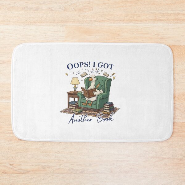Item preview, Cozy Library "Oops! I Got Another Book" Illustration designed and sold by Evaevonechi.