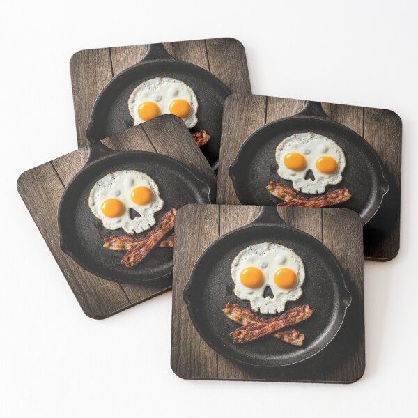 Item preview, Skull Breakfast – Black Humor Food Art designed and sold by drizzd.
