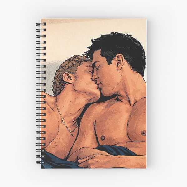 Item preview, Ilya and Shane passionately kiss heated rivalry (fan art) designed and sold by PopCultureAndStuff.