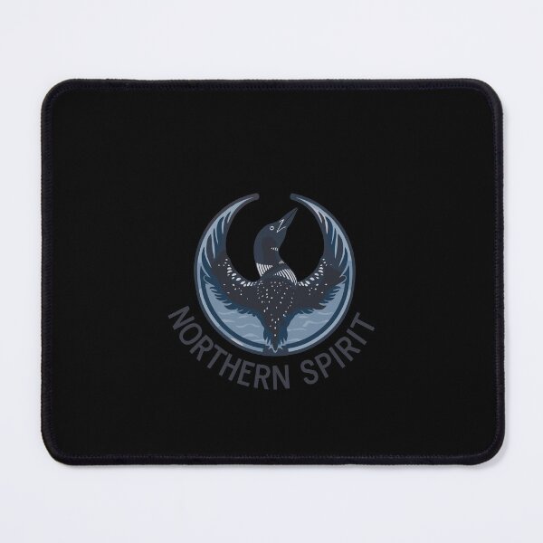 Item preview, Northern Spirit Loon Crest Illustration designed and sold by Evaevonechi.