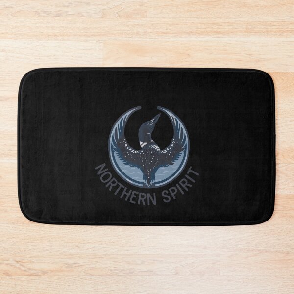 Item preview, Northern Spirit Loon Crest Illustration designed and sold by Evaevonechi.