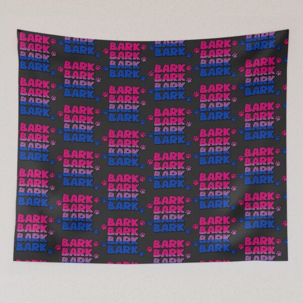 Item preview, Bark bark bark - Bi flag designed and sold by Lyxy.