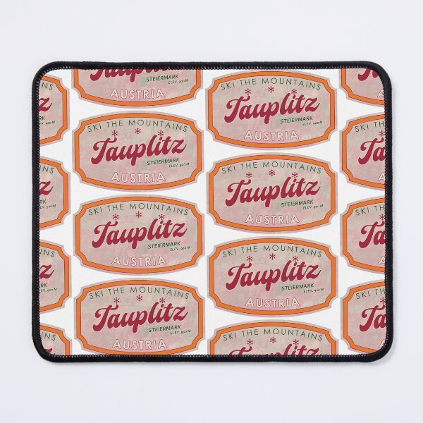 Item preview, Tauplitz, Austria, Steiermark, Ski, textured skiing badge designed and sold by Wanderful-roads.