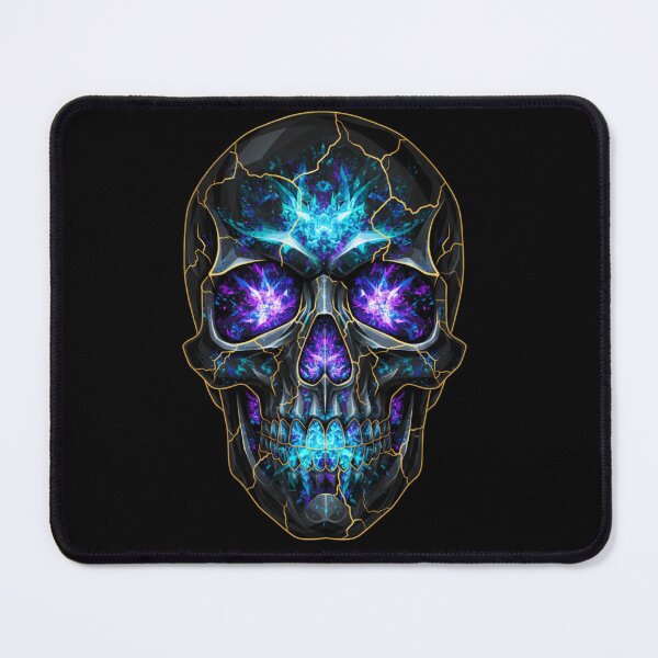 Item preview, Fractured Cosmic Crystal Skull - Epic Neon Design designed and sold by LaNadaYFundante.