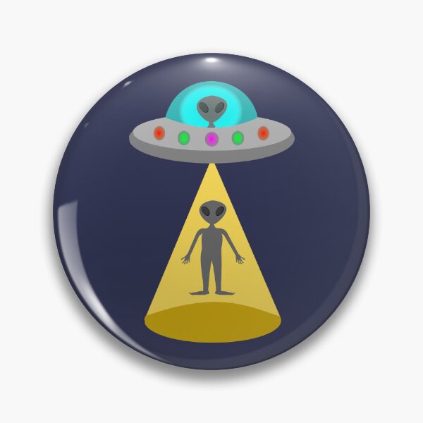 Item preview, Alien Landing UFO Aliencore Fantasy Art designed and sold by naturegallery.