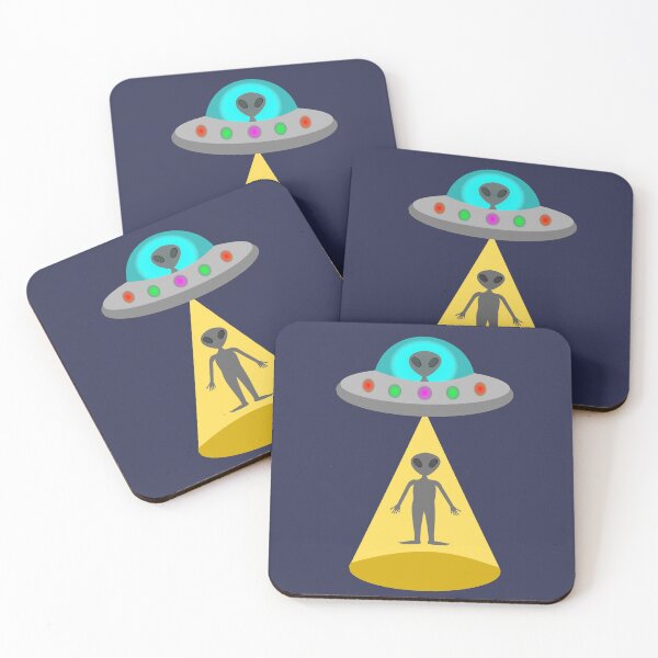 Item preview, Alien Landing UFO Aliencore Fantasy Art designed and sold by naturegallery.