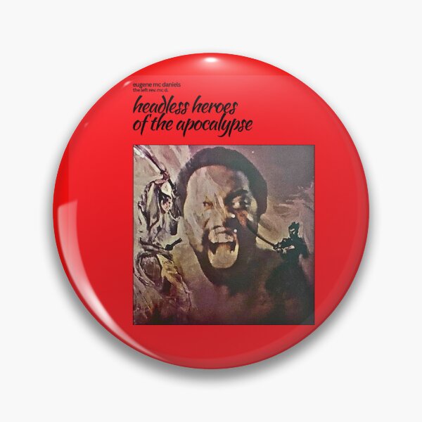 Item preview, Eugene McDaniels Headless Heroes of the Apocalypse, red square designed and sold by Very Wary.