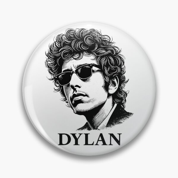 Item preview, Bob Dylan — Minimal Black & White Portrait designed and sold by Tasty-Shots.