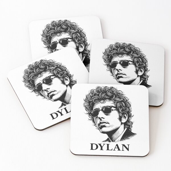 Item preview, Bob Dylan — Minimal Black & White Portrait designed and sold by Tasty-Shots.