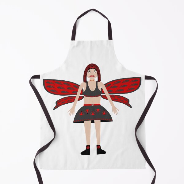 Item preview, Fairycore Gothic Fantasy Art Fairy Cinnabar designed and sold by naturegallery.