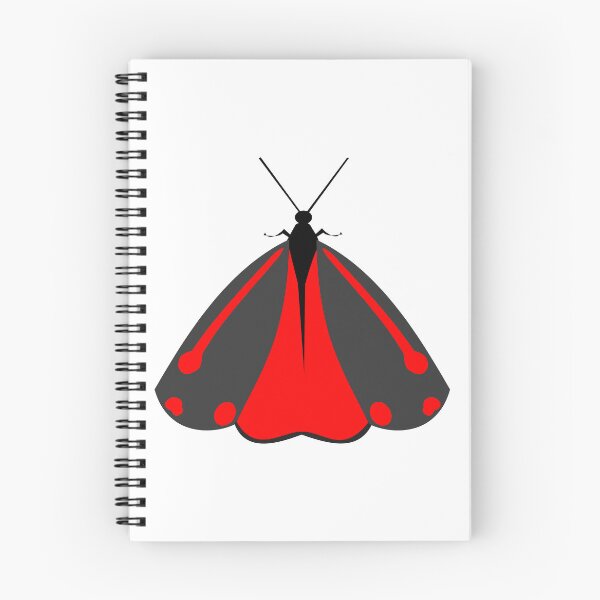 Item preview, Pretty Cinnabar Moth Fairycore Art designed and sold by naturegallery.