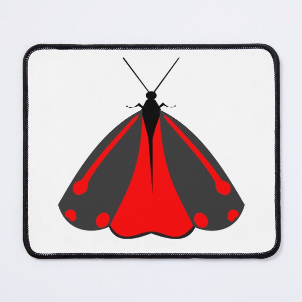 Item preview, Pretty Cinnabar Moth Fairycore Art designed and sold by naturegallery.