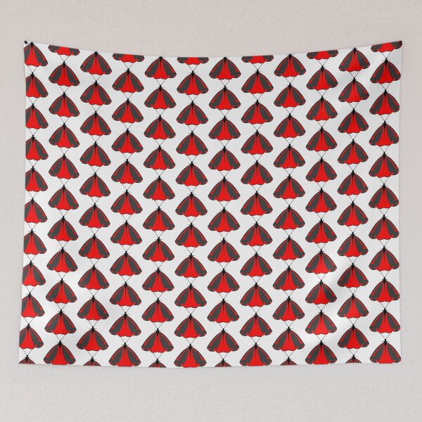 Item preview, Pretty Cinnabar Moth Fairycore Art designed and sold by naturegallery.