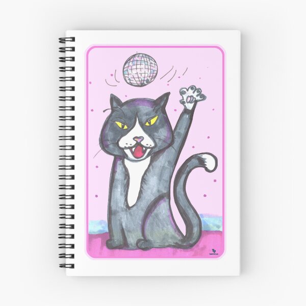 Item preview, Disco Ball Cat Cartoon Fun Art designed and sold by mytshirtfort.