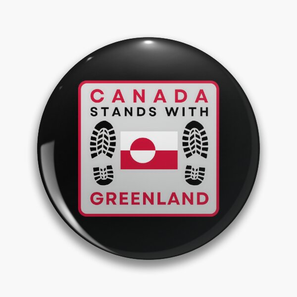 Item preview, CANADA STANDS WITH GREENLAND designed and sold by fetch-it-studio.