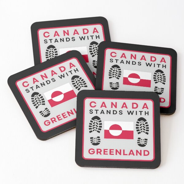 Item preview, CANADA STANDS WITH GREENLAND designed and sold by fetch-it-studio.