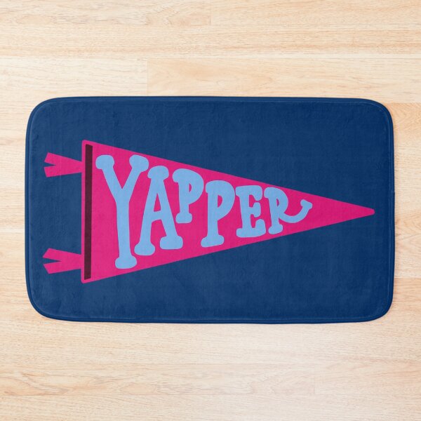 Item preview, Copy of YAPPER Pennant Flag | Hot Pink and Light Blue Retro Banner on navy designed and sold by Giulia  Palazzo.