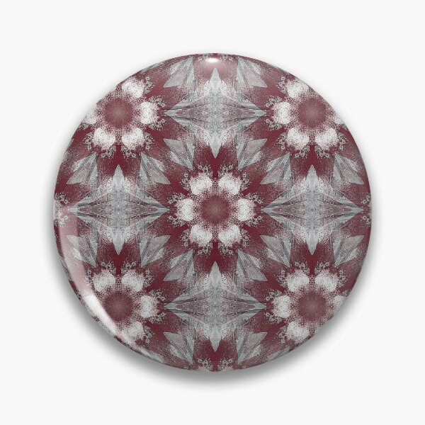 Item preview, Decorative Boho Floral Mandala Pattern in Red designed and sold by Artistestella.