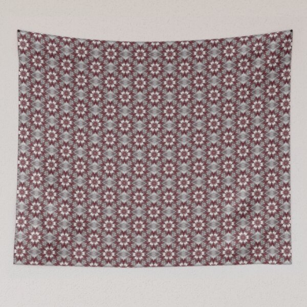 Item preview, Decorative Boho Floral Mandala Pattern in Red designed and sold by Artistestella.