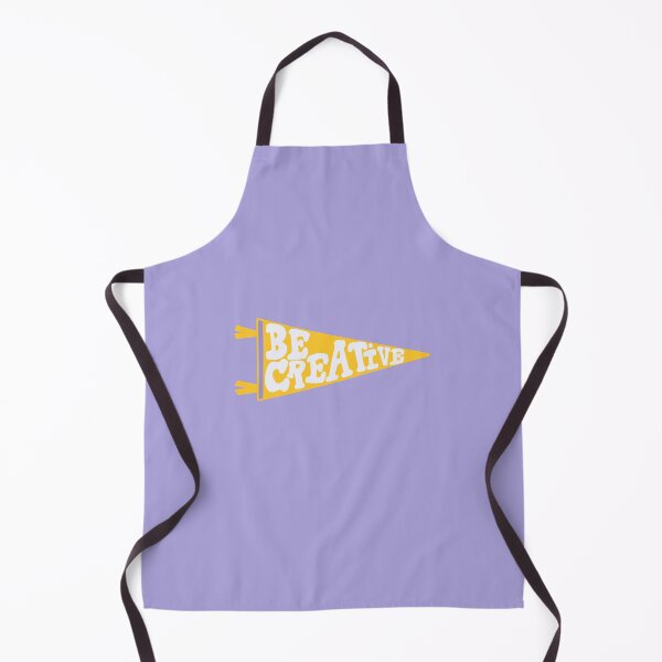 Item preview, Be Creative Pennant Flag | Yellow and White Banner designed and sold by Giulia  Palazzo.