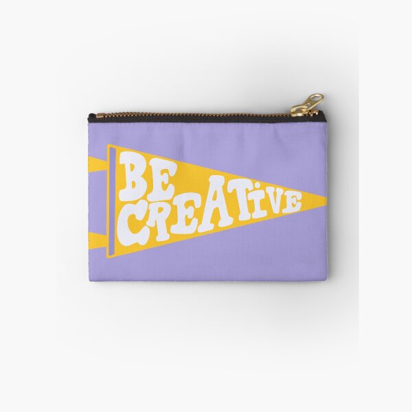 Item preview, Be Creative Pennant Flag | Yellow and White Banner designed and sold by Giulia  Palazzo.