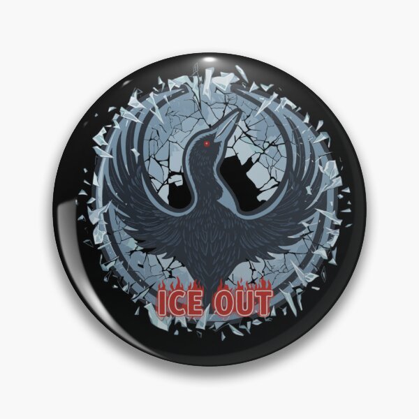 Item preview, Glacial Break: Ice Out Loon Emblem designed and sold by Evaevonechi.