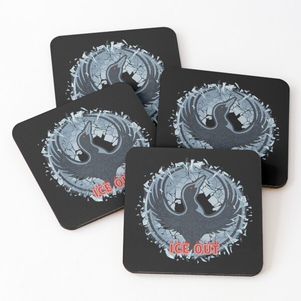 Item preview, Glacial Break: Ice Out Loon Emblem designed and sold by Evaevonechi.