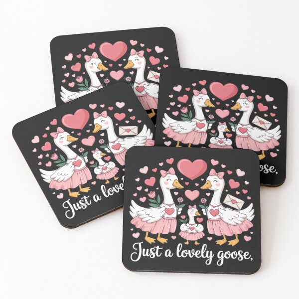 Item preview, Just A Lovely Goose Valentine T-Shirt | Cute Silly Goose Shirt | Kawaii Animal Valentine Gift designed and sold by Youpiworld.