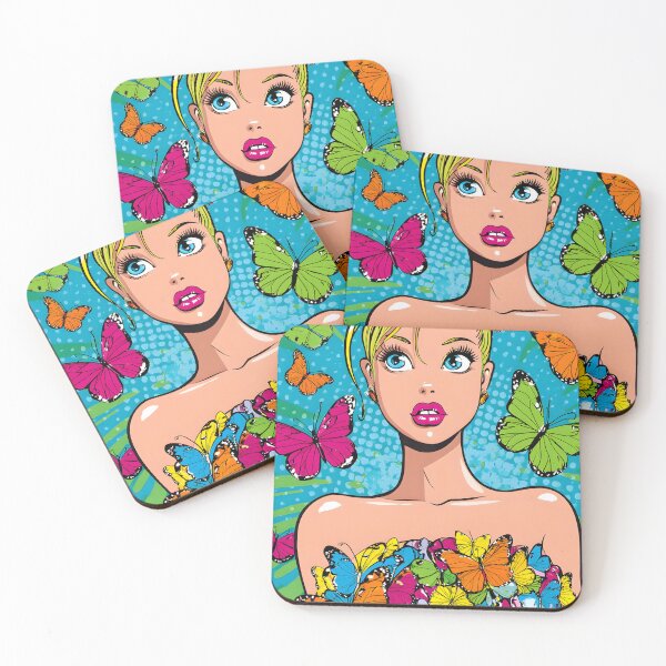 Item preview, Colorful Butterfly Goddess Surrounded by Butterflies designed and sold by Artessie.