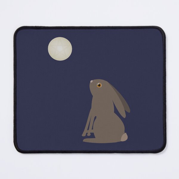 Item preview, Fairycore Magical Moon Gazing Hare Animal Art designed and sold by naturegallery.