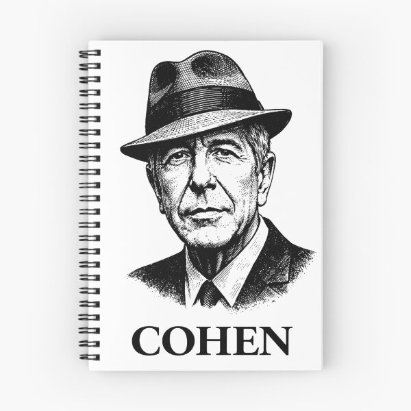 Item preview, Leonard Cohen — Minimal Black & White Portrait designed and sold by Tasty-Shots.