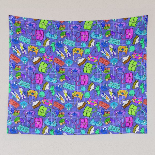 Item preview, The Shoes and Handbags of Y2K Ducks, Indigo version designed and sold by EmmaSB-Designs.