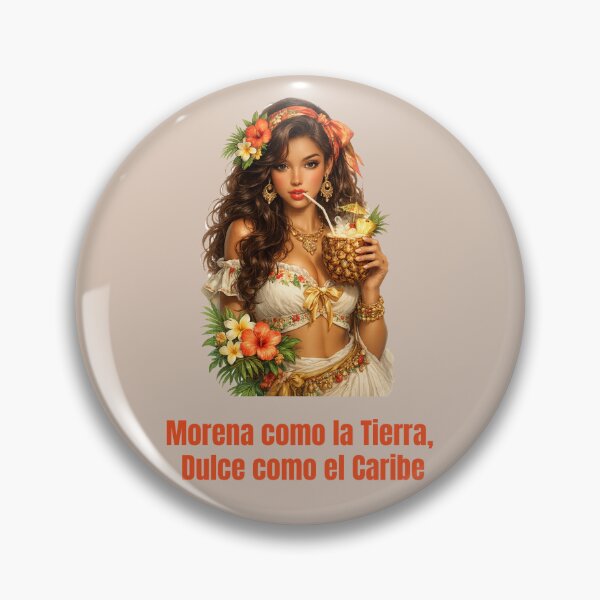 Item preview, Dark-skinned like the earth, sweet like the Caribbean designed and sold by La Loca.