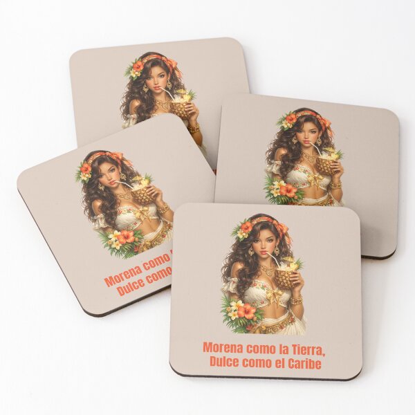 Item preview, Dark-skinned like the earth, sweet like the Caribbean designed and sold by La Loca.