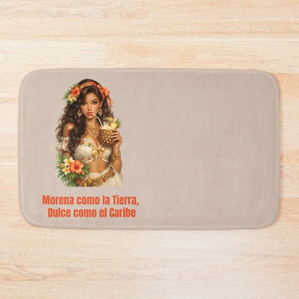 Item preview, Dark-skinned like the earth, sweet like the Caribbean designed and sold by La Loca.
