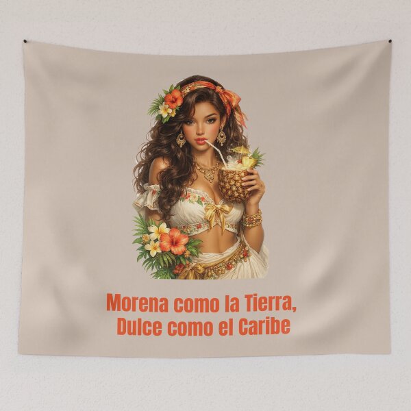 Item preview, Dark-skinned like the earth, sweet like the Caribbean designed and sold by La Loca.