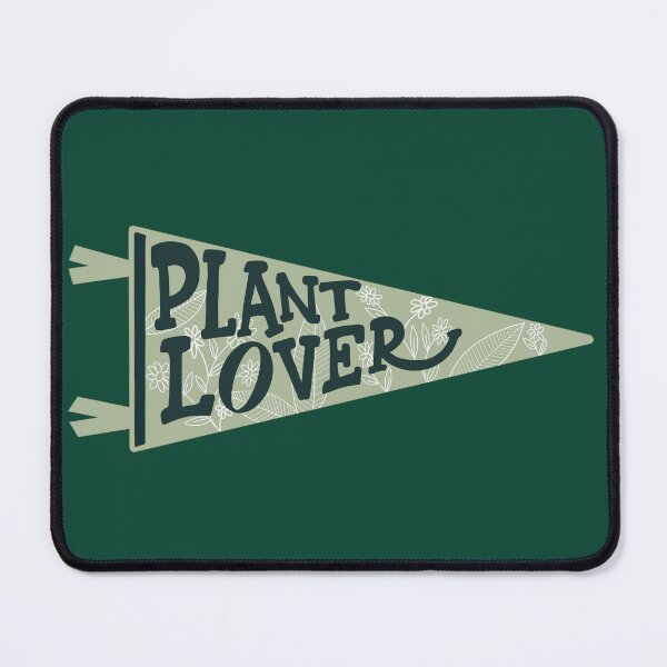 Item preview, Plant Lover Pennant Flag | Botanical Typography Banner on dark green designed and sold by Giulia  Palazzo.
