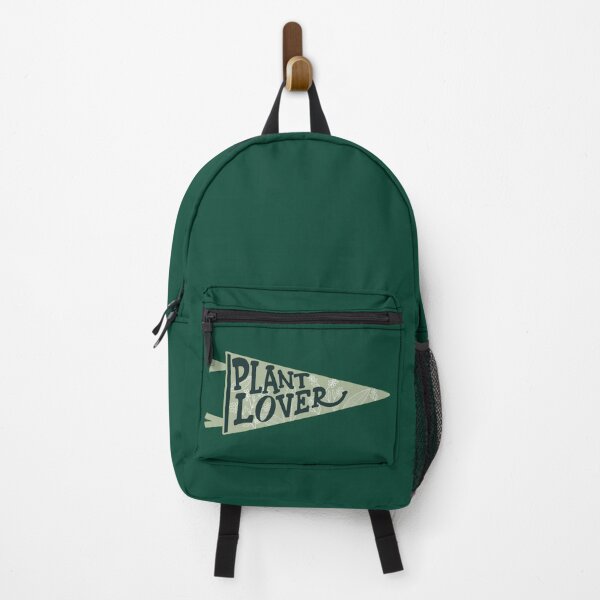 Item preview, Plant Lover Pennant Flag | Botanical Typography Banner on dark green designed and sold by Giulia Palazzo.