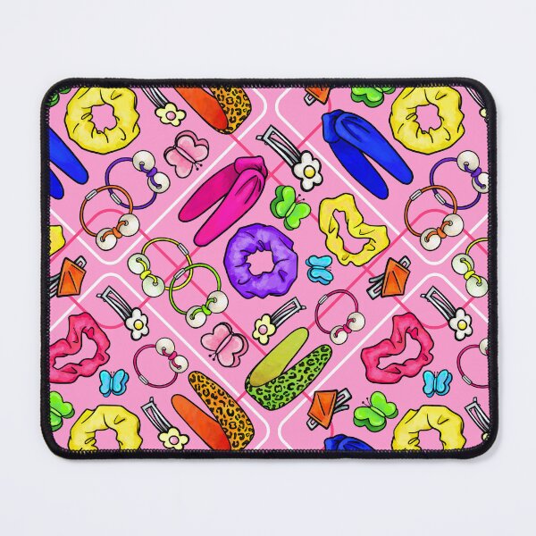 Item preview, Y2k Ducks Hair accessory pattern print Pink version designed and sold by EmmaSB-Designs.