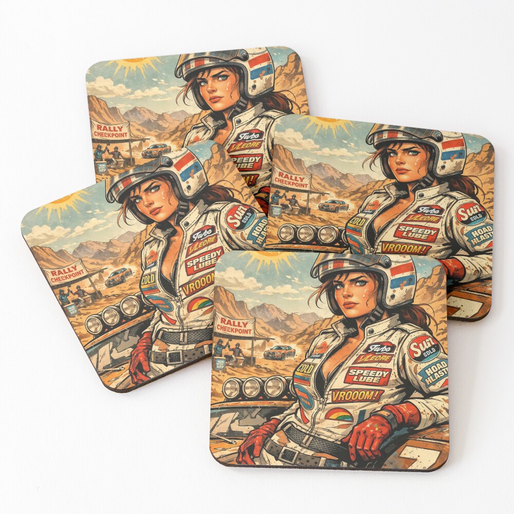 Item preview, Coasters (Set of 4) designed and sold by Printed-Threads.