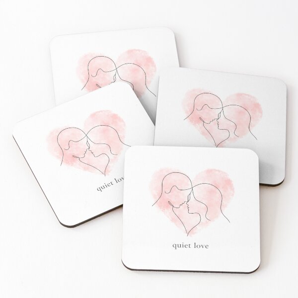 Item preview, Quiet Love – Minimalist Valentine Line Art with Heart designed and sold by linesbydunja.