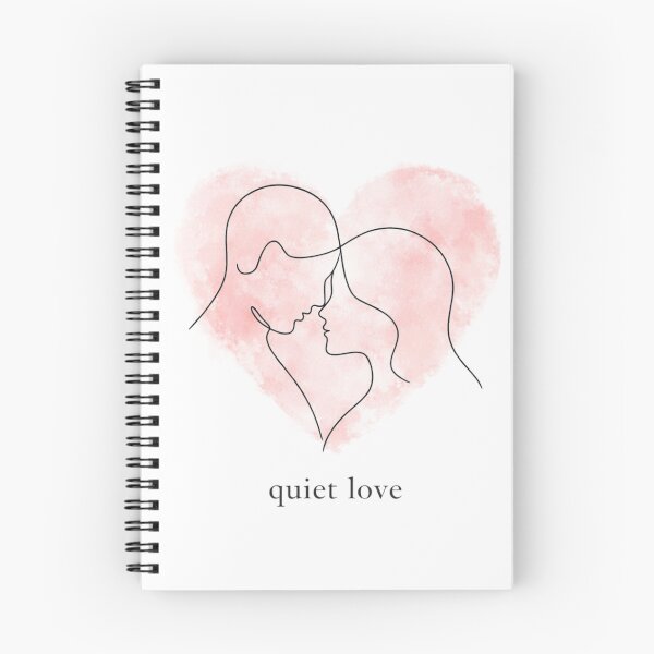 Aperçu de l'œuvre Amour discret – Illustration minimaliste de la Saint-Valentin avec un cœur créée et vendue par linesbydunja.