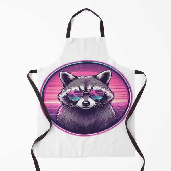 Item preview, Retro Synthwave Raccoon - Cool Trash Panda 80s Style designed and sold by RetroRascalStudio.