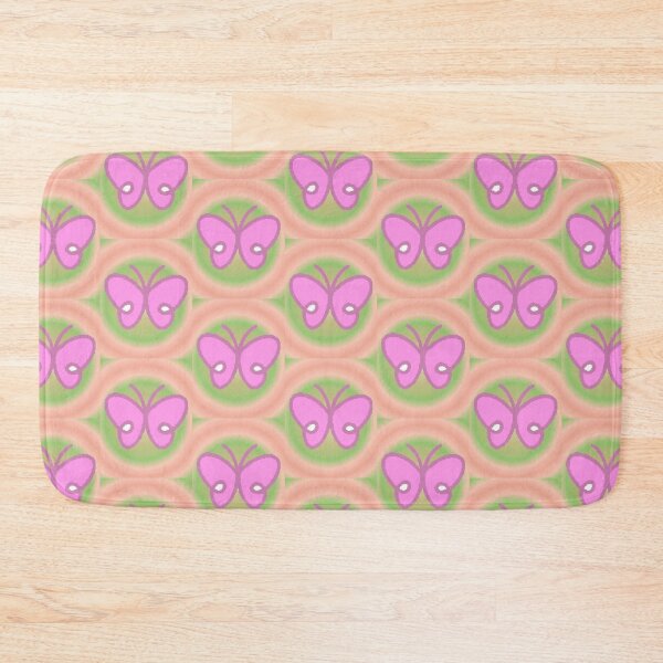 Item preview, Pink Butterfly Pattern with Pastel Background – Soft and Aesthetic Decorative Design designed and sold by AstronautMerch.