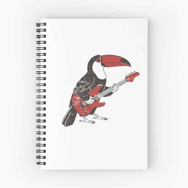 Item preview, Toucan Rock Star Electric Guitar Bird Musician designed and sold by salmzouriart.